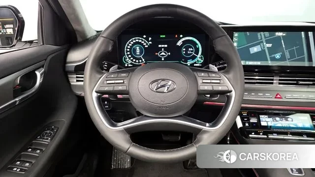 Hyundai The New Grandeur IG Hybrid 2022 Белый из Кореи, фото 4