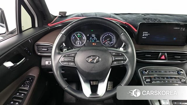 Hyundai The New Santa Fe 2021 Белый из Кореи, фото 4