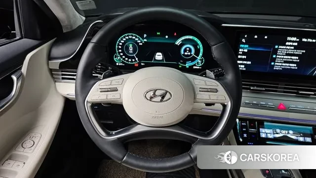 Hyundai The New Grandeur IG Hybrid 2022 Черный из Кореи, фото 4