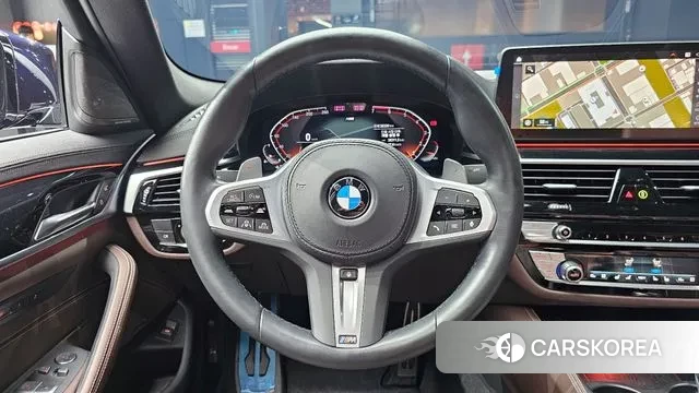 BMW 5 Series (G30) 2023 Черный из Кореи, фото 4