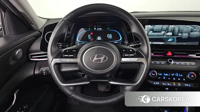 Hyundai The New Avante (CN7) 2023 Черный из Кореи, фото 4