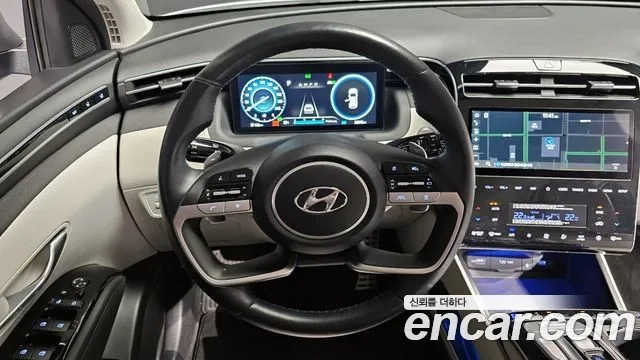 Hyundai Tucson Hybrid (NX4) 2022 Белый из Кореи, фото 4