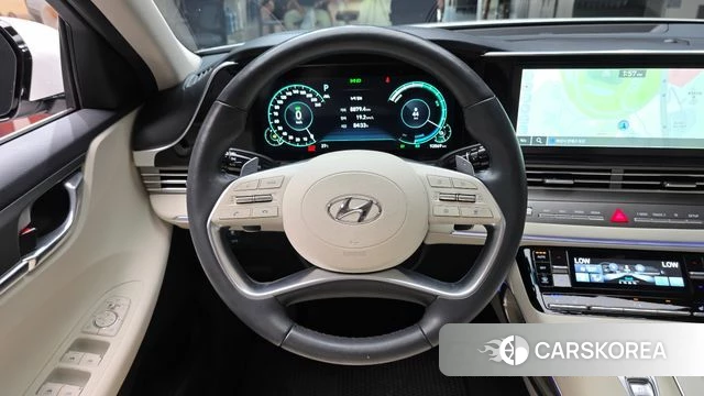 Hyundai The New Grandeur IG Hybrid 2021 Белый из Кореи, фото 4
