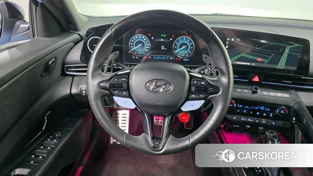 Hyundai Avante (CN7) 2022 Небесно-голубой из Кореи, фото 4
