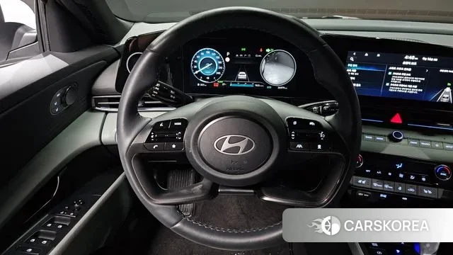 Hyundai The New Avante Hybrid (CN7) 2024 Белый из Кореи, фото 4