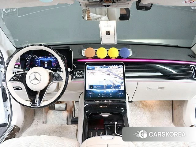 Mercedes-Benz S-Class W223 2021 Белый двухцветный из Кореи, фото 4