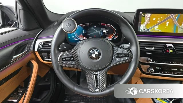 BMW 5 Series (G30) 2022 Черный из Кореи, фото 4