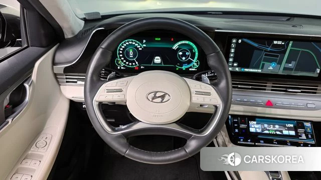 Hyundai The New Grandeur IG Hybrid 2022 Серый из Кореи, фото 4
