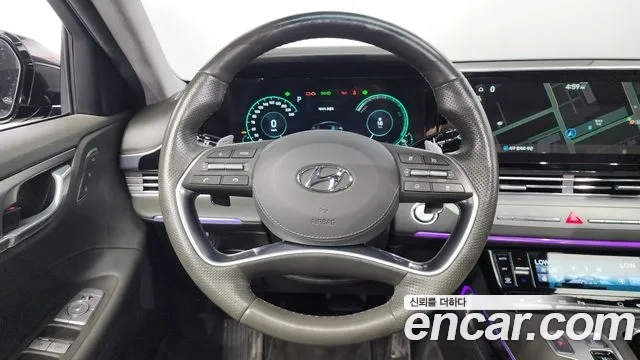 Hyundai The New Grandeur IG Hybrid 2020 Черный из Кореи, фото 4