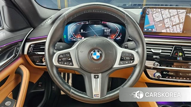 BMW 5 Series (G30) 2022 Синий из Кореи, фото 4