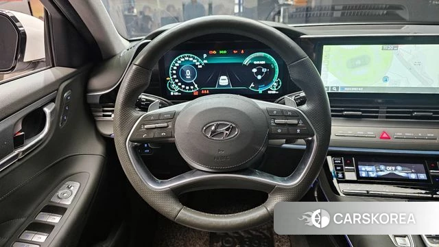 Hyundai The New Grandeur IG Hybrid 2020 Белый из Кореи, фото 4