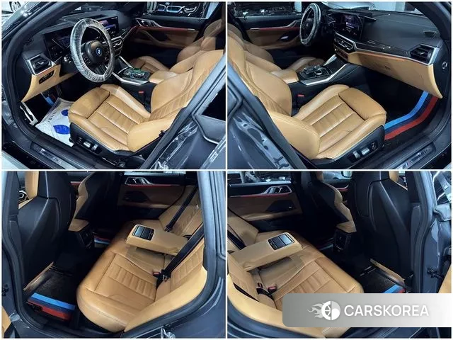 BMW i4 2023 Серебристо-серый из Кореи, фото 4