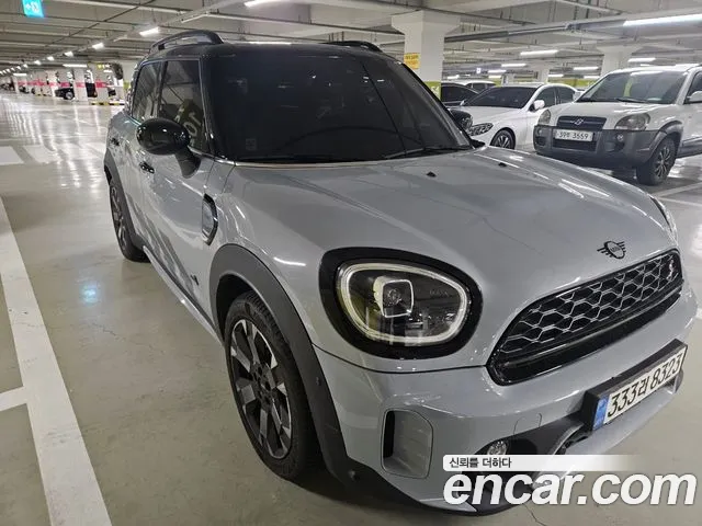 Mini Cooper S Countryman 2022 Небесно-голубой из Кореи, фото 4