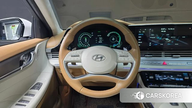 Hyundai The New Grandeur IG Hybrid 2021 Белый из Кореи, фото 4