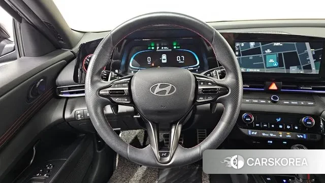 Hyundai The New Avante (CN7) 2023 Черный из Кореи, фото 4