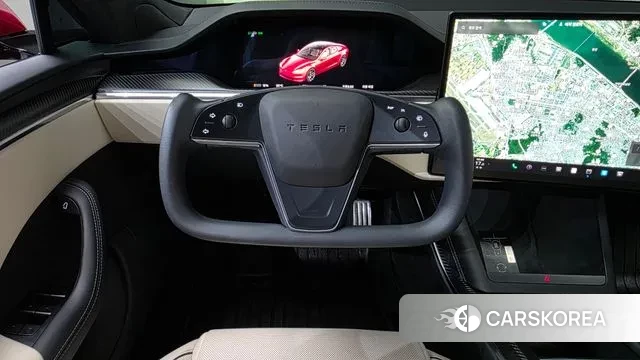 Tesla Model S 2023 Красный из Кореи, фото 4