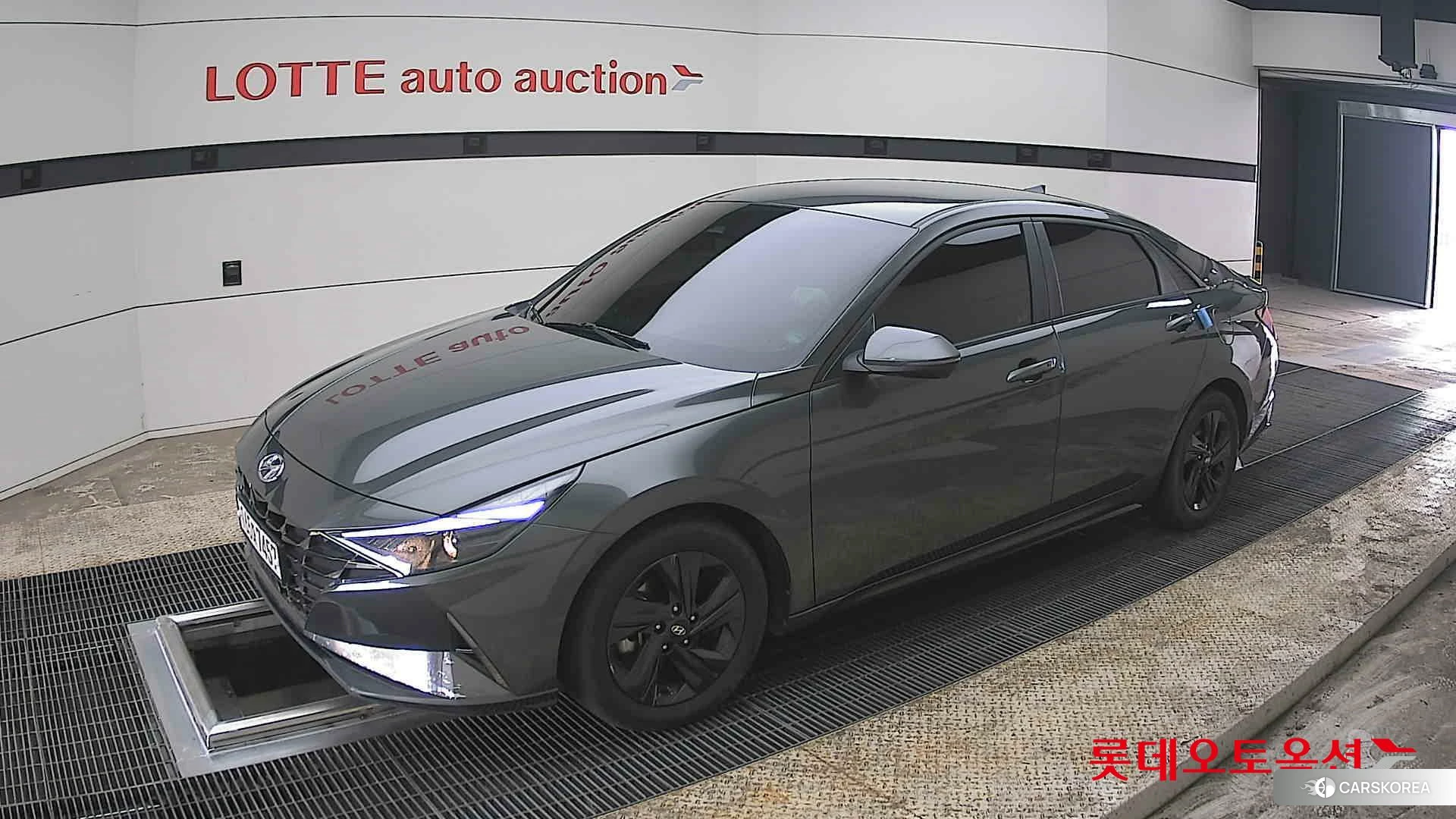Hyundai Avante Hybrid 2022 Amazon Grey Metallic из Кореи, фото 4