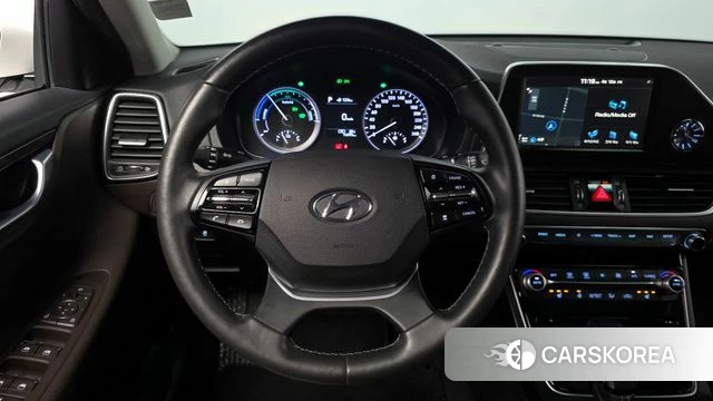 Hyundai Grandeur IG Hybrid 2019 Белый из Кореи, фото 4