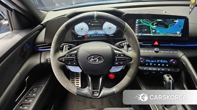 Hyundai Avante (CN7) 2022 Небесно-голубой из Кореи, фото 4