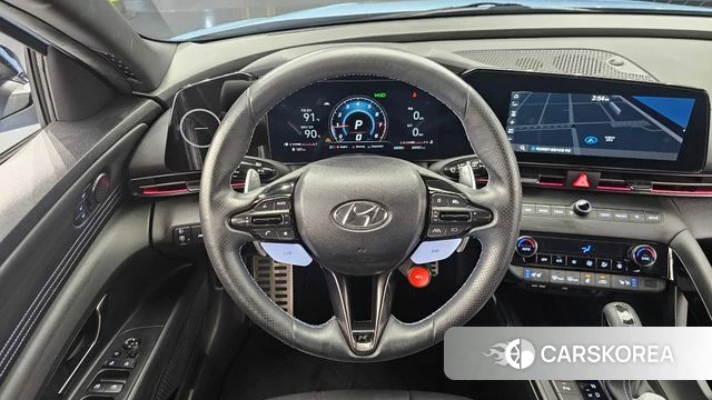 Hyundai Avante (CN7) 2023 Небесно-голубой из Кореи, фото 4