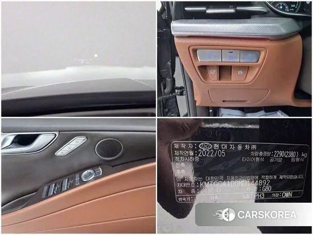 Genesis G80 (RG3) 2022 Черный из Кореи, фото 4