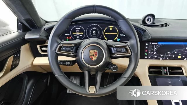 Porsche Taycan 2022 Жемчужный цвет из Кореи, фото 4