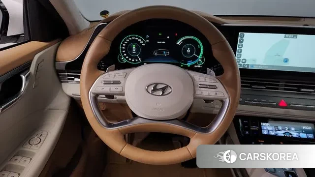 Hyundai The New Grandeur IG Hybrid 2022 Белый из Кореи, фото 4