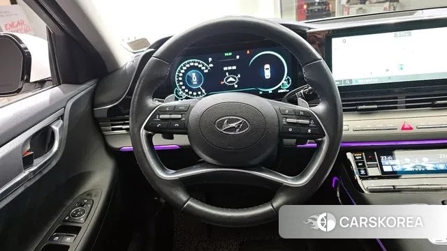Hyundai The New Grandeur IG Hybrid 2021 Белый из Кореи, фото 4