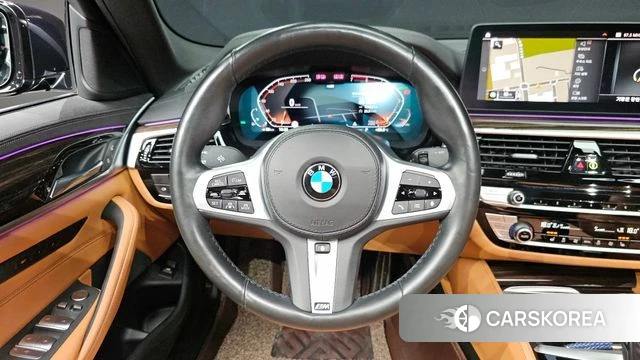 BMW 5 Series (G30) 2021 Синий из Кореи, фото 4