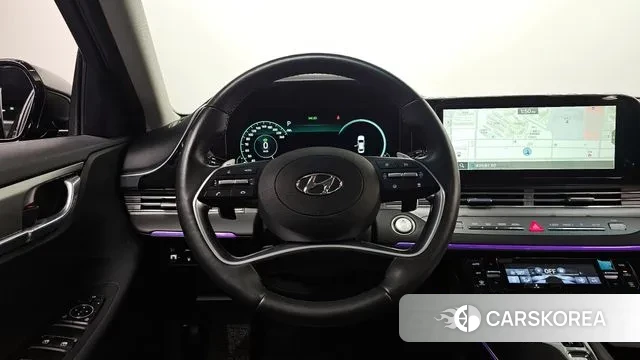 Hyundai The New Grandeur IG Hybrid 2021 Черный из Кореи, фото 4