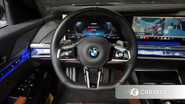 BMW 7 Series (G70) 2024 Черный из Кореи, фото 4