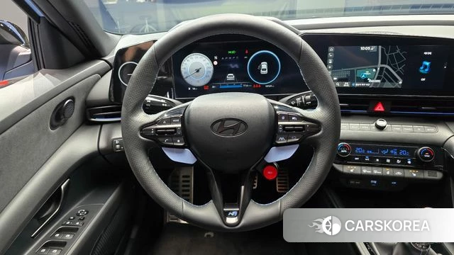 Hyundai The New Avante (CN7) 2024 Небесно-голубой из Кореи, фото 4