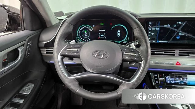 Hyundai The New Grandeur IG Hybrid 2020 Черный из Кореи, фото 4