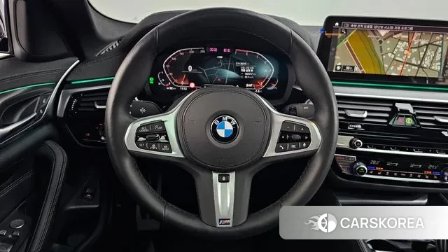 BMW 5 Series (G30) 2023 Черный из Кореи, фото 4