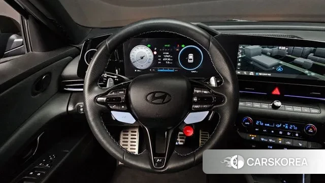 Hyundai The New Avante (CN7) 2024 Черный из Кореи, фото 4