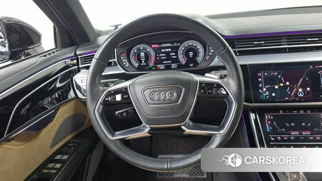 Audi A8 (D5) 2021 Черный из Кореи, фото 4
