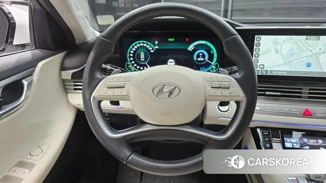 Hyundai The New Grandeur IG Hybrid 2022 Белый из Кореи, фото 4