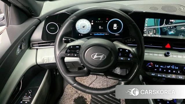 Hyundai The New Avante (CN7) 2023 Черный из Кореи, фото 4