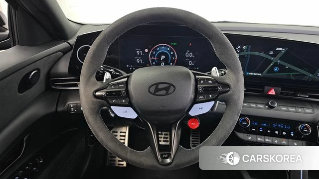 Hyundai The New Avante (CN7) 2023 Черный из Кореи, фото 4