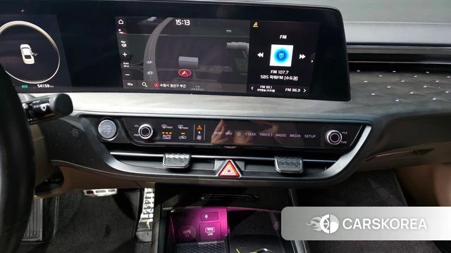 Kia K8 Hybrid 2023 Белый из Кореи, фото 4