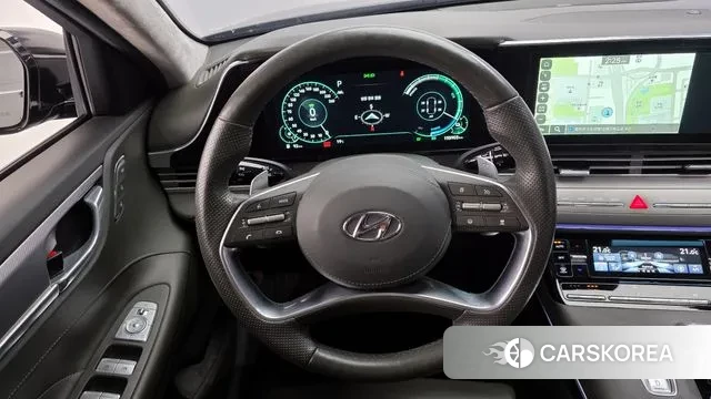 Hyundai The New Grandeur IG Hybrid 2020 Черный из Кореи, фото 4