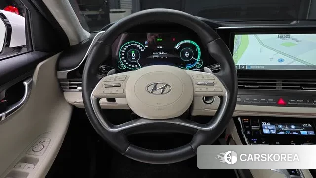 Hyundai The New Grandeur IG Hybrid 2022 Белый из Кореи, фото 4