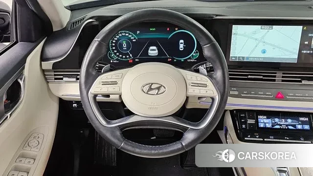 Hyundai The New Grandeur IG Hybrid 2021 Черный из Кореи, фото 4