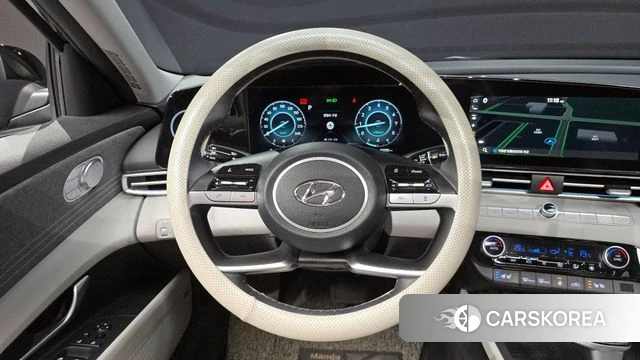 Hyundai Avante (CN7) 2022 Черный из Кореи, фото 4