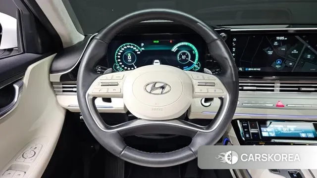 Hyundai The New Grandeur IG Hybrid 2022 Белый из Кореи, фото 4