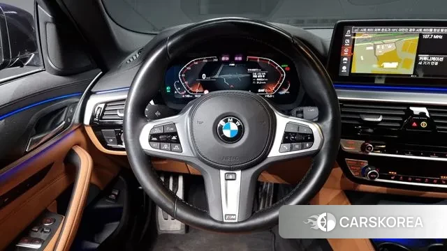 BMW 5 Series (G30) 2022 Синий из Кореи, фото 4