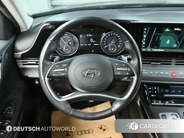 Hyundai The New Grandeur IG Hybrid 2021 Черный из Кореи, фото 4
