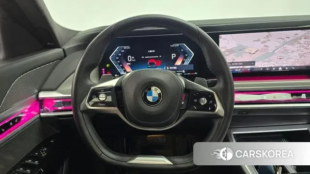 BMW 7 Series (G70) 2023 Черный из Кореи, фото 4