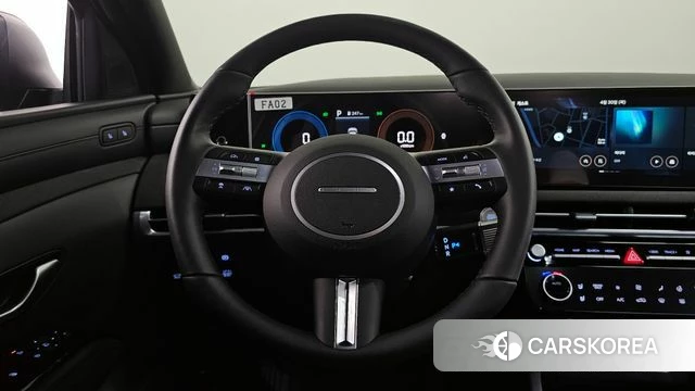 Hyundai The New Tucson Hybrid (NX4) 2025 Темно-зеленый из Кореи, фото 4
