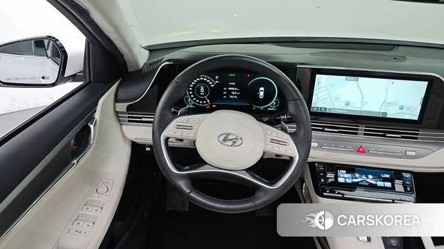 Hyundai The New Grandeur IG Hybrid 2022 Белый из Кореи, фото 4